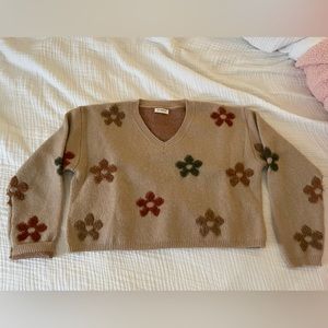 Storia Floral Sweater- Women’s size large